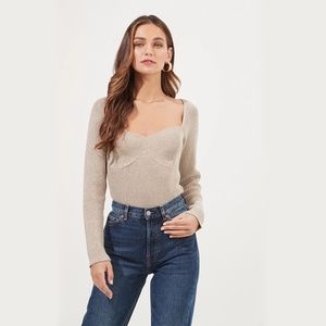 ASTR  Fletcher Ribbed Knit Sweater